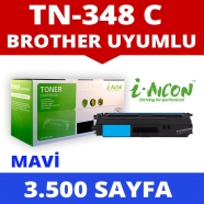 I-AICON C-TN315 C BROTHER TN-348/TN-340/TN-315 3500 Sayfa CYAN MUADIL Lazer Y...