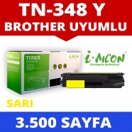 I-AICON C-TN315 Y BROTHER TN-348/TN-340/TN-315 3500 Sayfa YELLOW MUADIL Lazer...