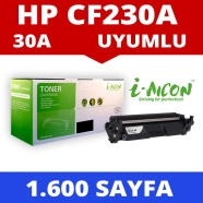 I-AICON C-CF230A HP CF230A 1600 Sayfa BLACK MUADIL Lazer Yazıcılar / Faks Mak...