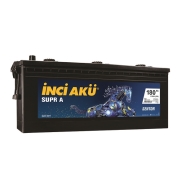 İNCİ ( 1010194 ) 12 V 180 Ah C20 SUPR A SENTOR SULU Akü