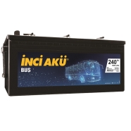 İNCİ 1010202 Volt   12 Kapasite (Ah) (C20)  240 SULU Akü