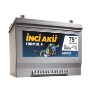 İNCİ 1011153 Volt   12 Kapasite (Ah) (C20)  75 SULU Akü