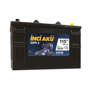 İNCİ ( 1010204 ) 12 V 115 Ah C20 Supr A Sentor SULU Akü
