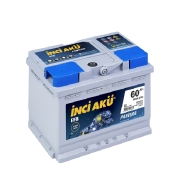 İNCİ ( 1011184 ) 12 V 60 Ah C20 START-STOP EFB PANTERA SULU Akü