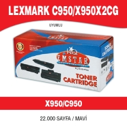 EMSTAR L658 LEXMARK C950 C 22000 Sayfa CYAN MUADIL Lazer Yazıcılar / Faks Mak...