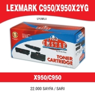 EMSTAR L660 LEXMARK C950 Y 22000 Sayfa YELLOW MUADIL Lazer Yazıcılar / Faks M...