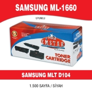 EMSTAR 09SAML1660LU/S586 SAMSUNG ML1666 1500 Sayfa BLACK MUADIL Lazer Yazıcıl...