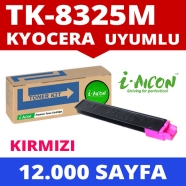 I-AICON C-TK 8325 M KYOCERA TK-8325 12000 Sayfa MAGENTA MUADIL Lazer Yazıcıla...