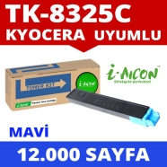 I-AICON C-TK 8325 C KYOCERA TK-8325 12000 Sayfa CYAN MUADIL Lazer Yazıcılar /...