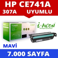I-AICON C-CE741A HP CE741A 7000 Sayfa CYAN MUADIL Lazer Yazıcılar / Faks Maki...