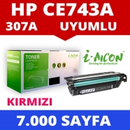 I-AICON C-CE743A HP CE743A 7000 Sayfa MAGENTA MUADIL Lazer Yazıcılar / Faks M...