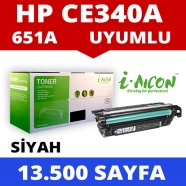 I-AICON C-CE340A HP CE340A 13500 Sayfa BLACK MUADIL Lazer Yazıcılar / Faks Ma...