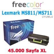 FREECOLOR MS811-MEA-FRC LEXMARK MS811 525X 52D5X00 45000 Sayfa BLACK MUADIL L...