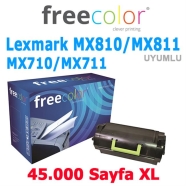 FREECOLOR MX812-MEA-FRC LEXMARK MX711/MX811 45000 Sayfa BLACK MUADIL Lazer Ya...