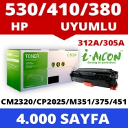 I-AICON C-CC530A/CE410X/CF380X/CRG-718 HP CC530A/CF380A/CE410A/CE410X 4000 Sa...
