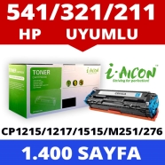 I-AICON C-CB541A/CE321A/CF211A HP CB541A/CE321A/CF211A 1400 Sayfa CYAN MUADIL...
