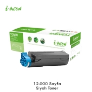 I-AICON C-OKI-B491 OKI 44917608/B431/B491 12000 Sayfa BLACK MUADIL Lazer Yazı...