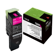 LEXMARK 70C8HM0 70C8HM0 3000 Sayfa MAGENTA ORIJINAL Lazer Yazıcılar / Faks Ma...