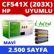 I-AICON C-CF541X HP CF541X 2500 Sayfa RENKLİ MUADIL Lazer Yazıcılar / Faks Ma...