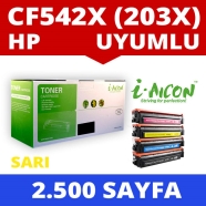 I-AICON C-CF542X HP CF542X 2500 Sayfa RENKLİ MUADIL Lazer Yazıcılar / Faks Ma...