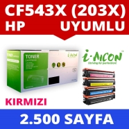 I-AICON C-CF543X HP CF543X 2500 Sayfa MAGENTA MUADIL Lazer Yazıcılar / Faks M...