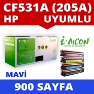 I-AICON C-CF531A HP CF531A 900 Sayfa RENKLİ MUADIL Lazer Yazıcılar / Faks Mak...