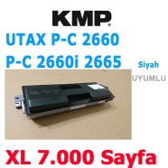 KMP 4001,0000 UTAX P-C 2660 4472610010 7000 Sayfa BLACK MUADIL Lazer Yazıcıla...