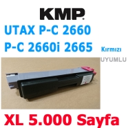 KMP 4001,0006 UTAX P-C 2660 MFP 4472610012 5000 Sayfa MAGENTA MUADIL Lazer Ya...