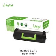 I-AICON C-51B5X00 LEXMARK 51B5X00 20000 Sayfa SİYAH-BEYAZ MUADIL Lazer Yazıcı...