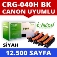 I-AICON C-CRG040H-BK CANON CRG-040H 12500 Sayfa SİYAH-BEYAZ MUADIL Lazer Yazı...
