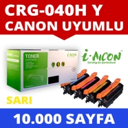 I-AICON C-CRG040H-YELLOW CANON CRG-040H 10000 Sayfa RENKLİ MUADIL Lazer Yazıc...