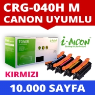 I-AICON C-CRG040H-MAGENTA CANON CRG-040H 10000 Sayfa RENKLİ MUADIL Lazer Yazı...