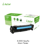 I-AICON C-CRG046H-CYAN CANON CRG-046H 5000 Sayfa RENKLİ MUADIL Lazer Yazıcıla...