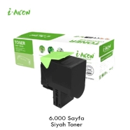 I-AICON C-C544X1KG LEXMARK C544X1KG 6000 Sayfa SİYAH-BEYAZ MUADIL Lazer Yazıc...