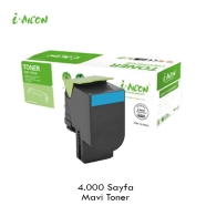 I-AICON C-C544X1CG LEXMARK C544X1CG 4000 Sayfa RENKLİ MUADIL Lazer Yazıcılar ...