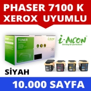 I-AICON C-XEROX-7100-K XEROX 106R02612 10000 Sayfa SİYAH-BEYAZ MUADIL Lazer Y...