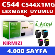 I-AICON C-C544X1MG LEXMARK C544X1MG 4000 Sayfa RENKLİ MUADIL Lazer Yazıcılar ...