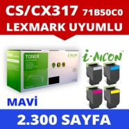 I-AICON C-71B50C0 LEXMARK 71B50C0 2300 Sayfa RENKLİ MUADIL Lazer Yazıcılar / ...