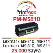 PRINTMAX PM-MS810 PM-MS810 25000 Sayfa SİYAH-BEYAZ MUADIL Lazer Yazıcılar / F...