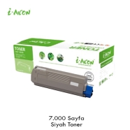 I-AICON C-C822BK OKI 44844628 7000 Sayfa SİYAH-BEYAZ MUADIL Lazer Yazıcılar /...