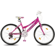 BELDERIA 152.101.00078 21 Vites 24 inch PEMBE Renk DAĞ BİSİKLETİ