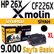 XMOLİN XMO-HP-CF226X CF226X 9000 Sayfa BLACK MUADIL Lazer Yazıcılar / Faks Ma...