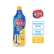 PORÇÖZ 18 x 1000 Ml 13939 18 x 1 lt Kireç ve Pas Sökücü