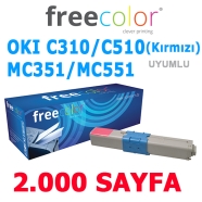 FREECOLOR C310M-FRC OKl c310/c330/c510/Mc351/Mc561 2000 Sayfa MAGENTA MUADIL ...
