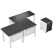TIFFANY ESİLA TTYK 8035 " L " Tipi 3'lü Masa Takımı