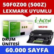 I-AICON LEXMARK 50F0Z00 C-LEX-500Z Ünite MUADIL Drum (Tambur)