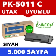 I-AICON C-U-PK5011C UTAX TRIUMPH ADLER TA PK5011 5000 Sayfa CYAN MUADIL Lazer...