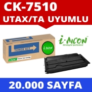 I-AICON C-U-CK7510K UTAX TRIUMPH ADLER TA CK7510 20000 Sayfa BLACK MUADIL Laz...