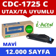 I-AICON C-U-CDC1725C UTAX TRIUMPH ADLER TA CDC1725 12000 Sayfa CYAN MUADIL La...