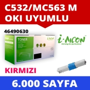 I-AICON C-OKI-C532M OKI 46490630 6000 Sayfa MAGENTA MUADIL Lazer Yazıcılar / ...